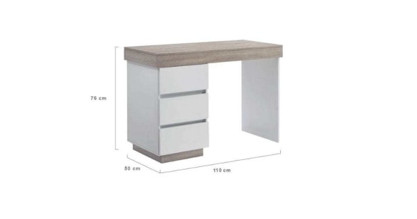 Cuppa white wooden desk discount